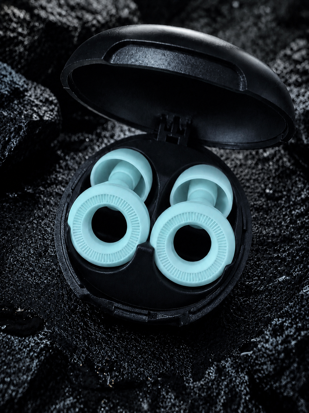 Bouchons d’oreilles réutilisables - Bleu claire