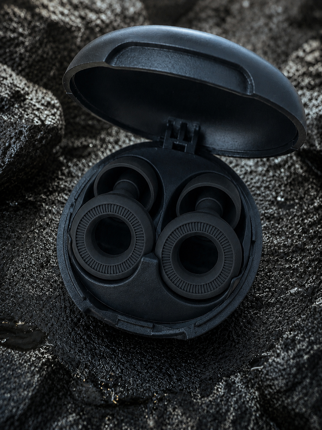 Bouchons d’oreilles réutilisables - Noir