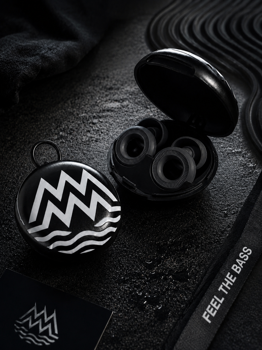 Bouchons d’oreilles réutilisables - Noir